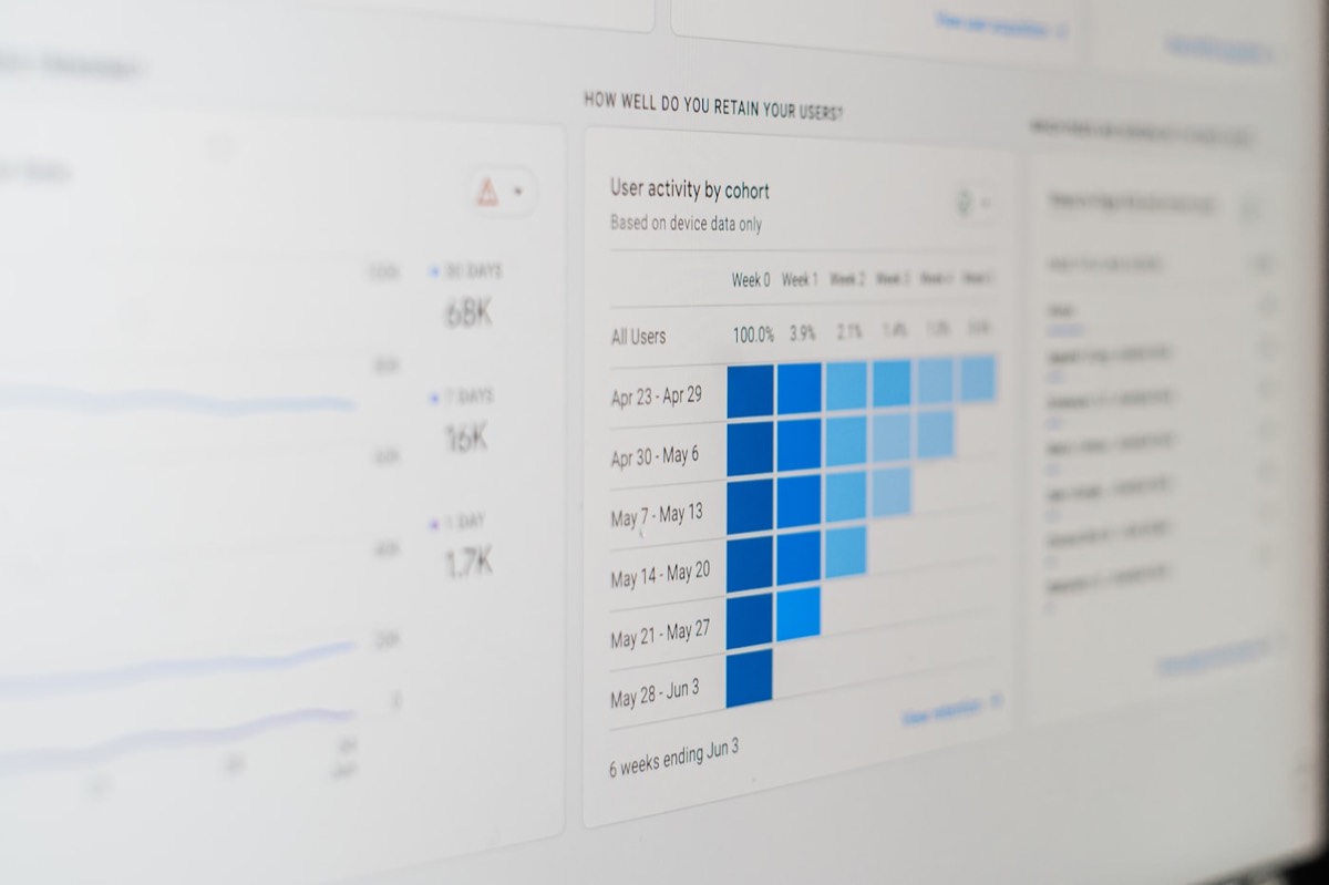 Computer screen showing a PPC advertising performance chart